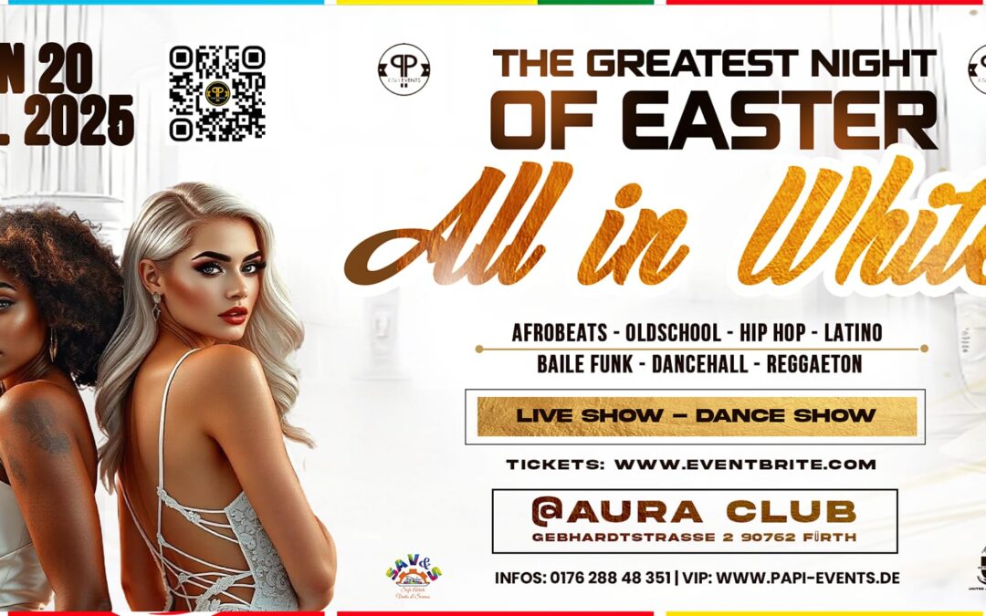 ALL IN WHITE – THE GREATEST NIGHT OF EASTER